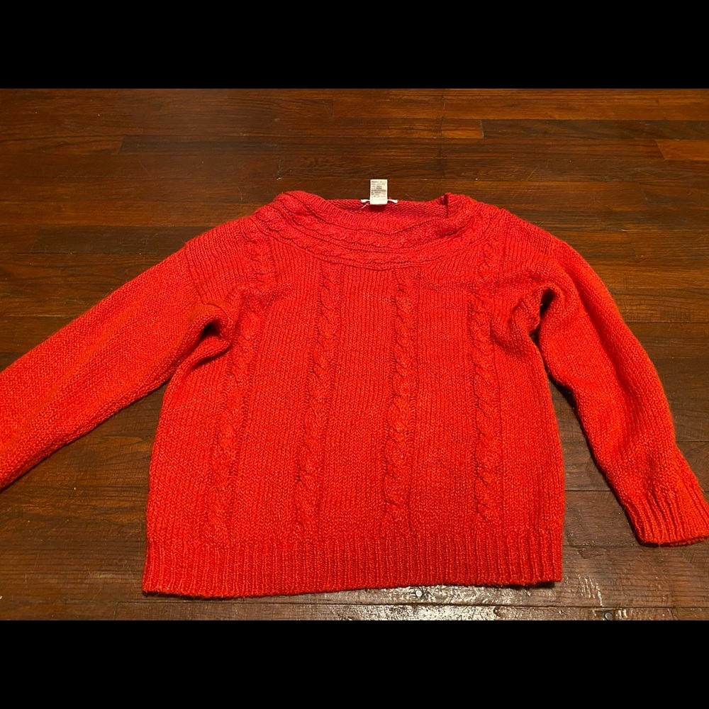 Red Victoria jones sweater